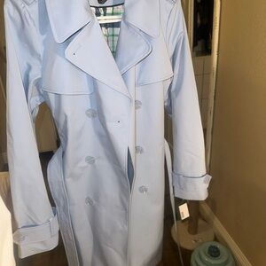 Kate Spade Sky Blue Trench Coat